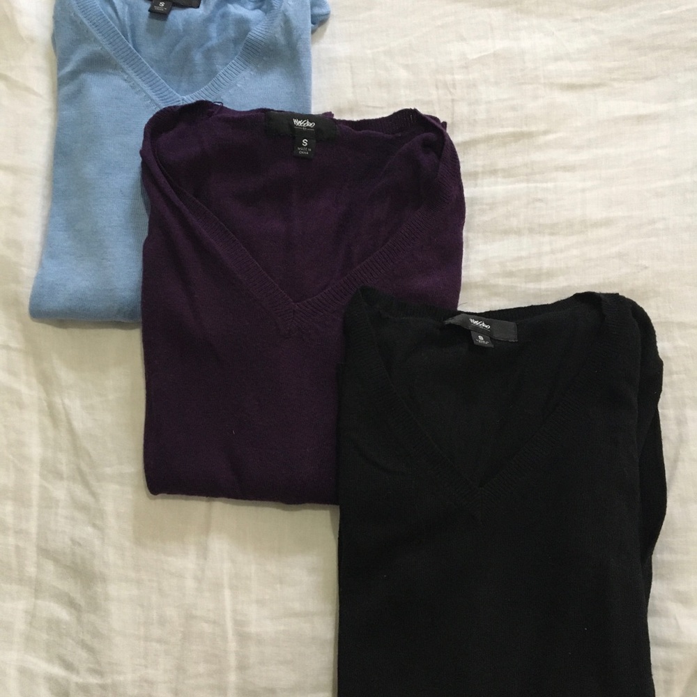 3 Pack Vneck Mossimo sweaters from Target